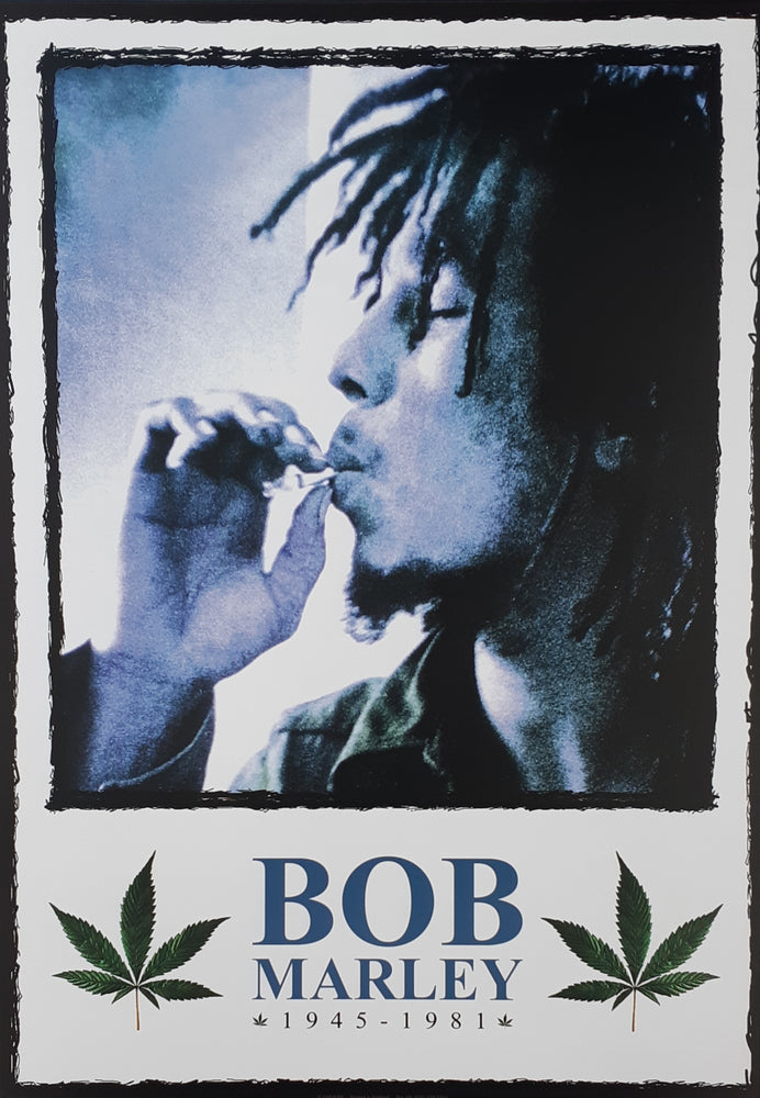 Bob Marley 1945 - 1981 Vintage Maxi Poster Blockmount