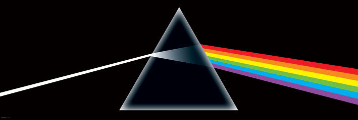 Pink Floyd Dark Side Of The Moon Panoramic 158x53cm Vintage Door Poster