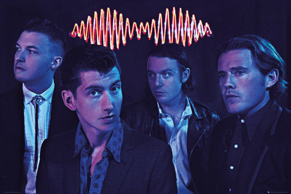 Arctic Monkeys Colour Group Shot Maxi Poster Blockmount