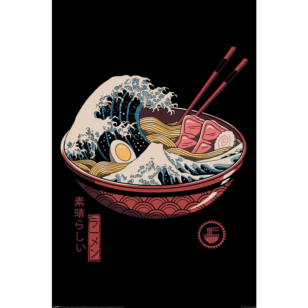 Vincent Trinidad Great Ramen Wave Art Maxi Poster