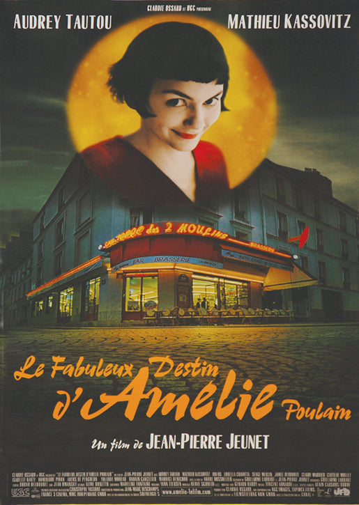 Amelie Cafe Film Score Maxi Poster Blockmount
