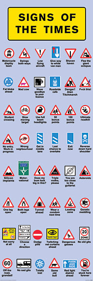 Signs Of The Times Student Humour 158x53cm Door Poster