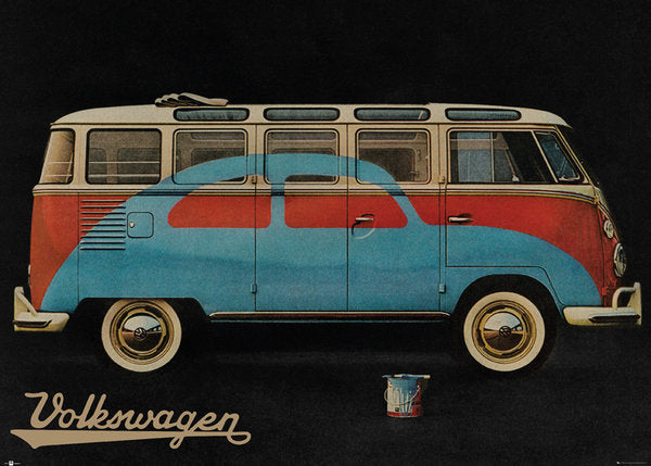 Volkswagen VW Camper Beetle Advertisement 100x140cm Giant Poster