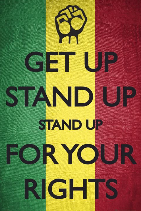 Get Up Stand Up For Your Rights Maxi Poster
