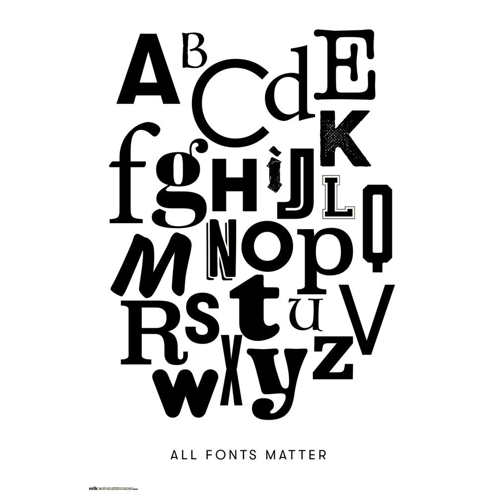 All Fonts Matter Maxi Poster