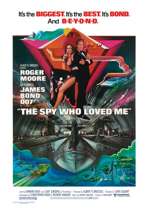 James Bond The Spy Who Loved Me Postcard