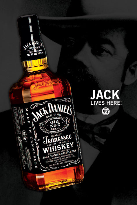 Jack Daniel's Bottle Jack Lives Here Maxi Poster