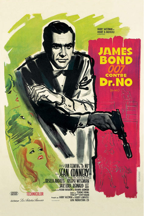 James Bond Dr. No French Film Score Maxi Poster