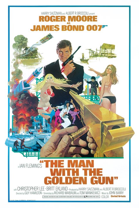 James Bond The Man With The Golden Gun Version 2 Maxi Poster