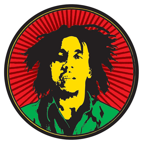 Bob Marley Rastafari 95mm Vinyl Sticker