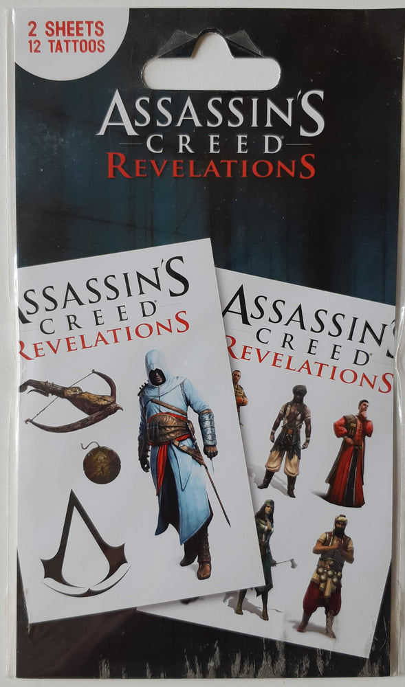 Assassin's Creed Revelations Temporary Tattoo Pack