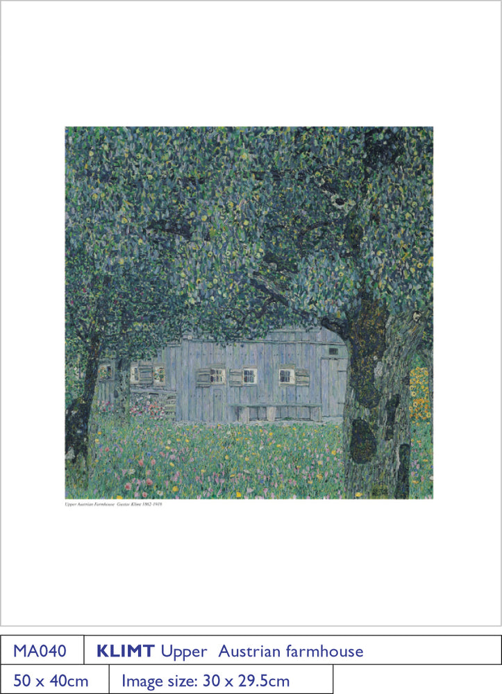 Gustav Klimt Upper Austrian Farmhouse 1911 40x50cm Art Print