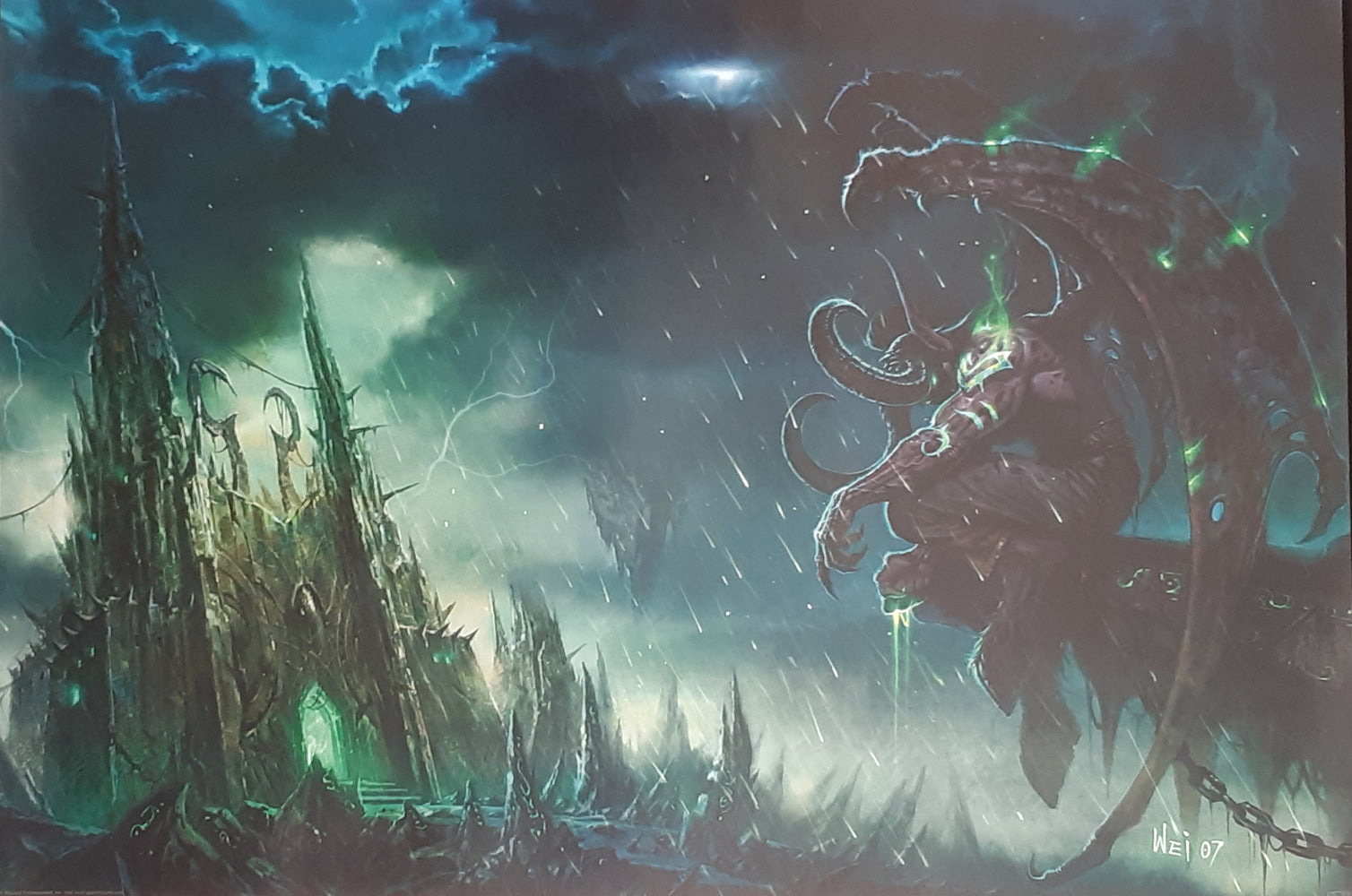 World Of Warcraft Illidian Storm Rage Gaming Maxi Poster