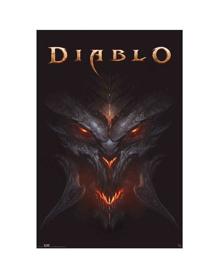 Diablo Video Game Key Art Maxi Poster