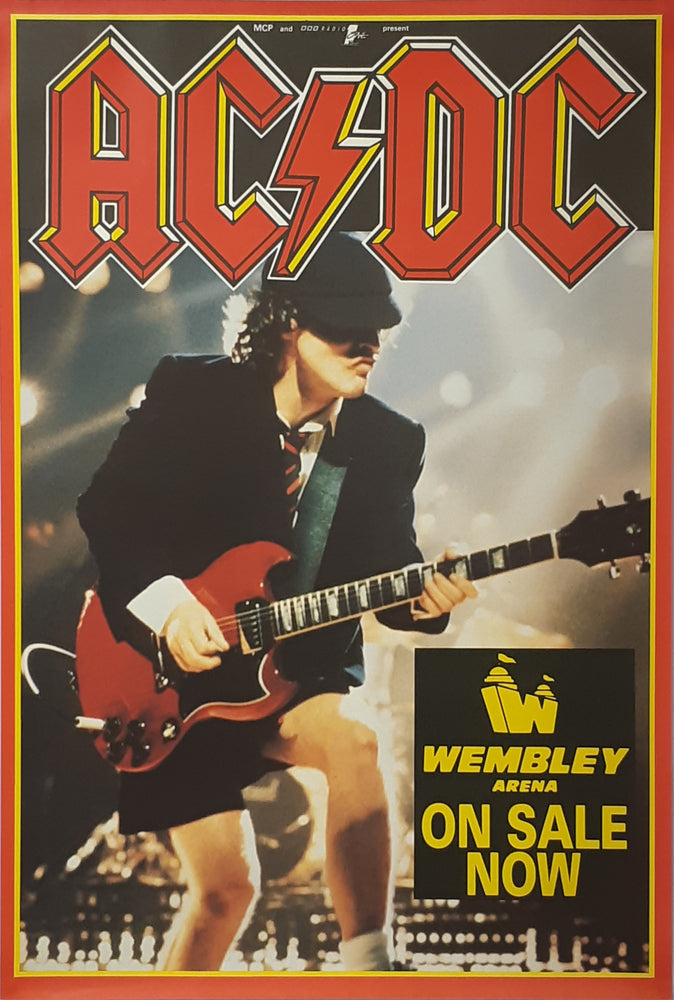 AC/DC Razors Edge 1991 Tour Wembley Arena London 100x148cm Giant Poster