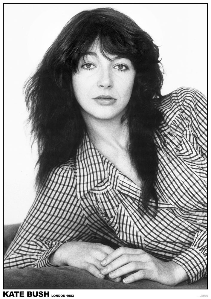 Kate Bush London Portrait 1983 B&W Maxi Poster
