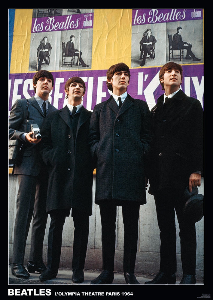 The Beatles L'Olympia Theatre Paris 1964 Maxi Poster