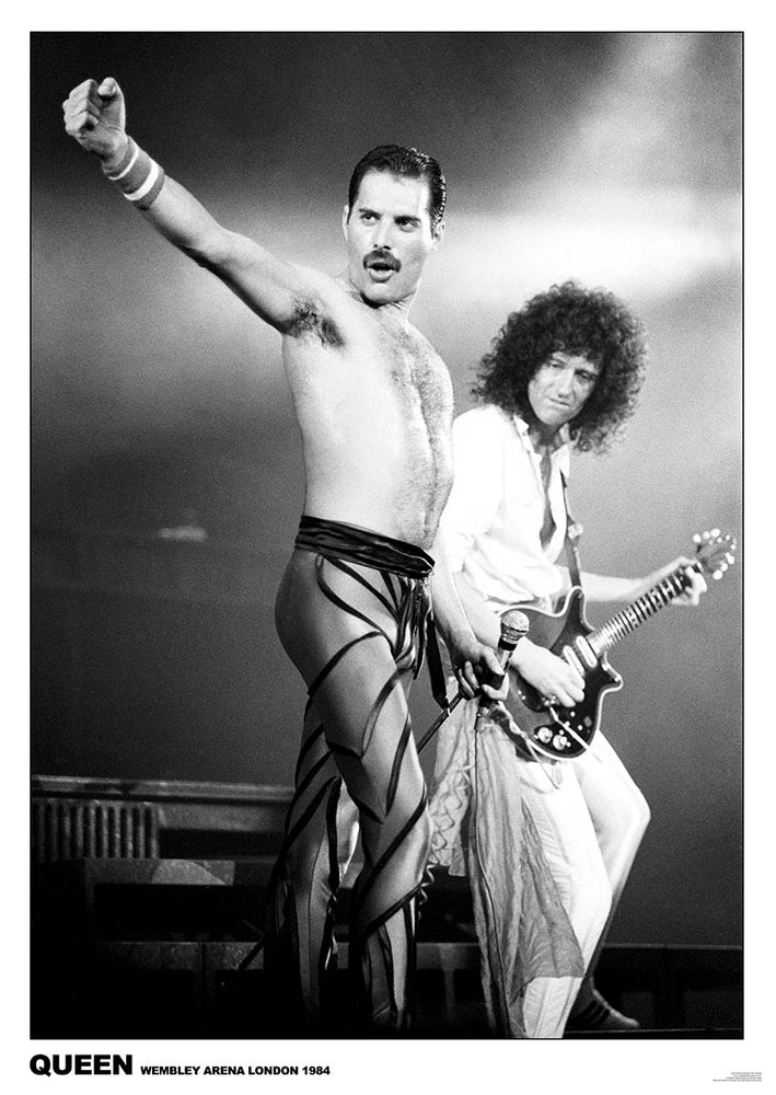 Queen Live Wembley Arena September 1984 The Works Tour Maxi Poster