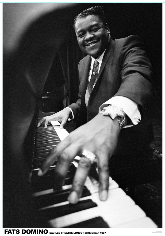 Fats Domino Piano Saville Theatre London March 1967 Maxi Poster