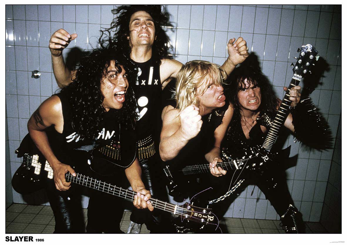 Slayer Colour Group Pic 1986 Maxi Poster