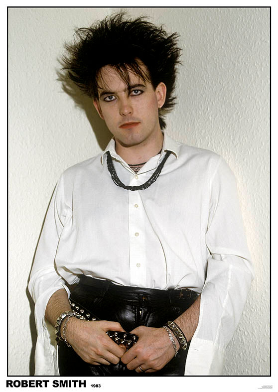 The Cure Robert Smith White Shirt 1983 Colour Maxi Poster