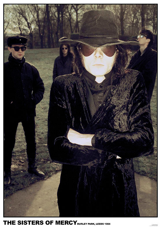 The Sisters Of Mercy Burley Park Leeds 1984 Maxi Poster