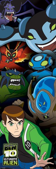 Ben 10 Ultimate Alien Ultimates Montage 158x53cm Vintage Door Poster