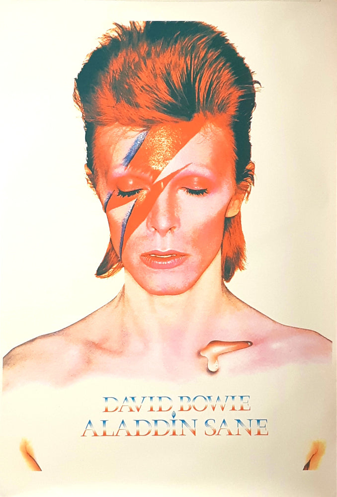 David Bowie Aladdin Sane Rare 90's Era Vintage 104x154cm Giant Poster