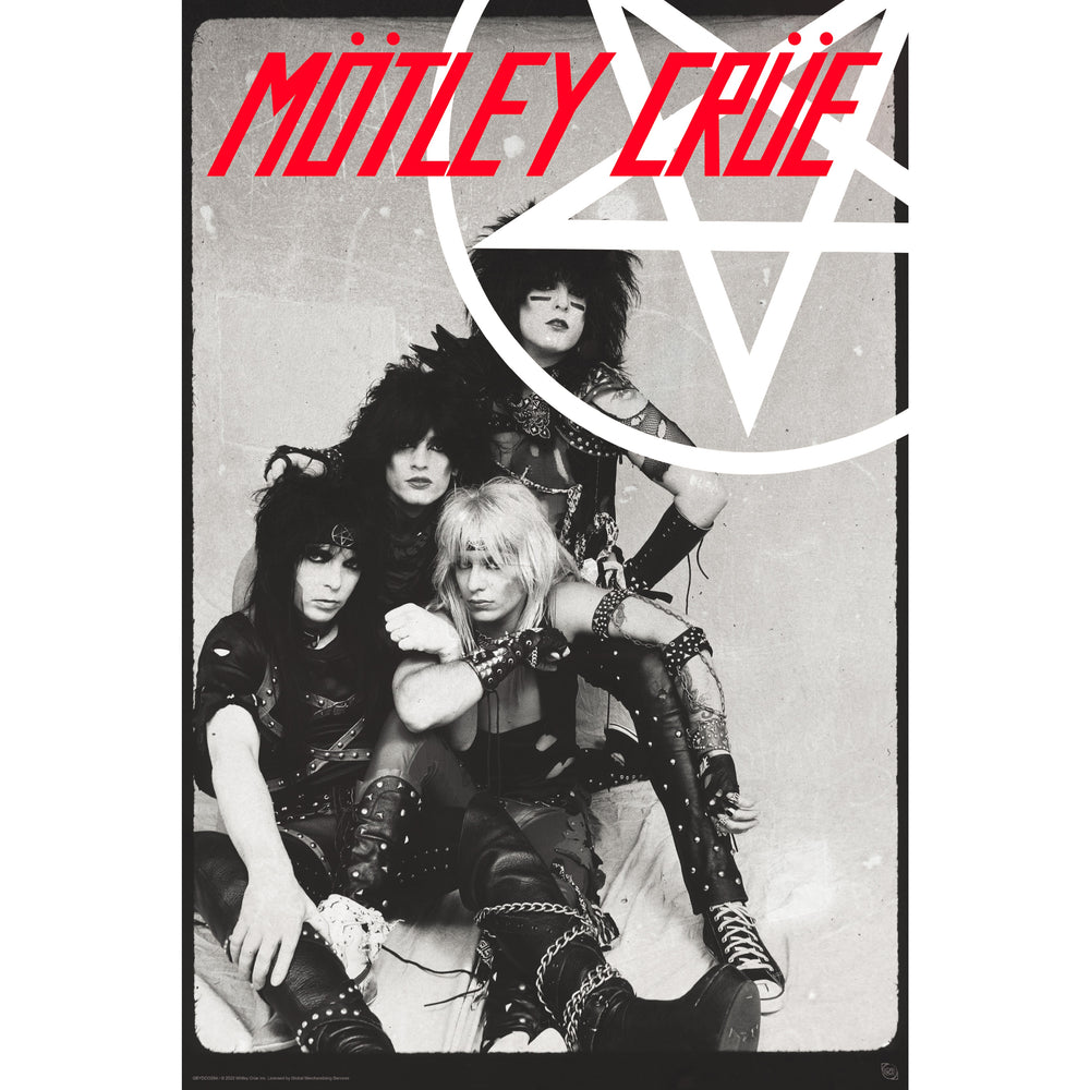 Motley Crue Pentangle Maxi Poster