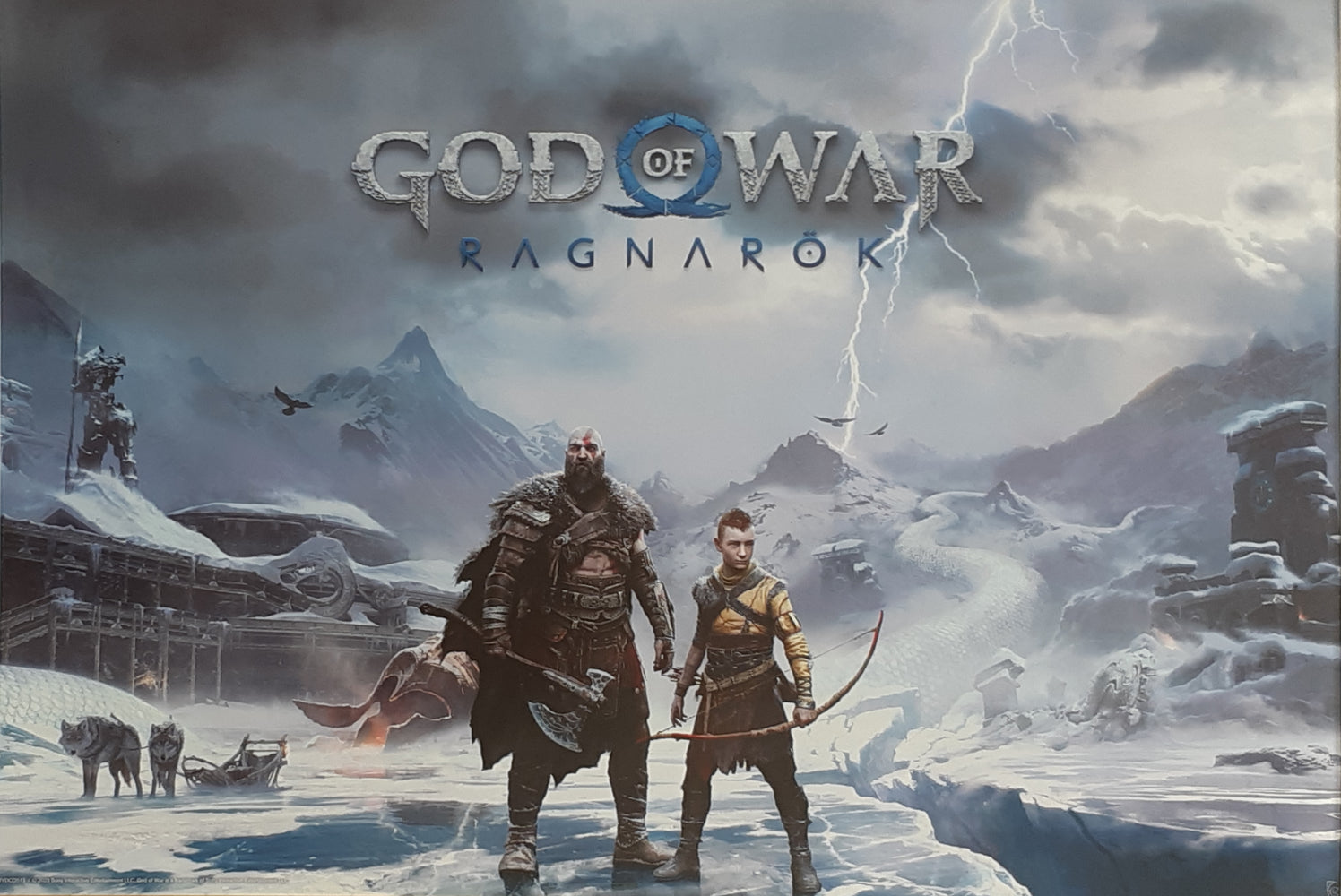 God Of War Ragnarok Key Art Gaming Maxi Poster