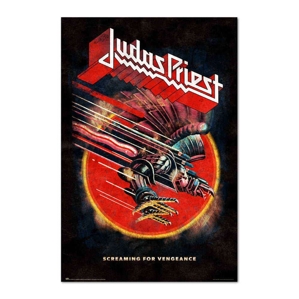 Judas Priest Screaming For Vengeance Album Artwork Maxi Poster