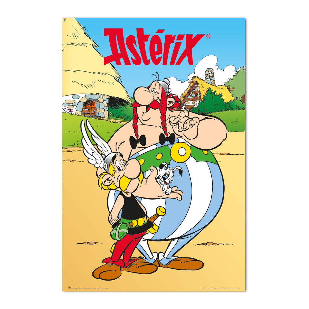 Asterix And Obelix Characters Colour Maxi Poster
