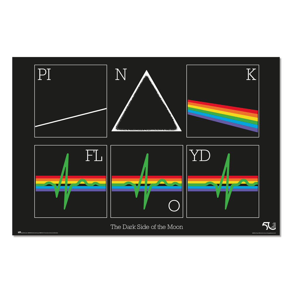 Pink Floyd Dark Side Of The Moon Six Panels Maxi Poster