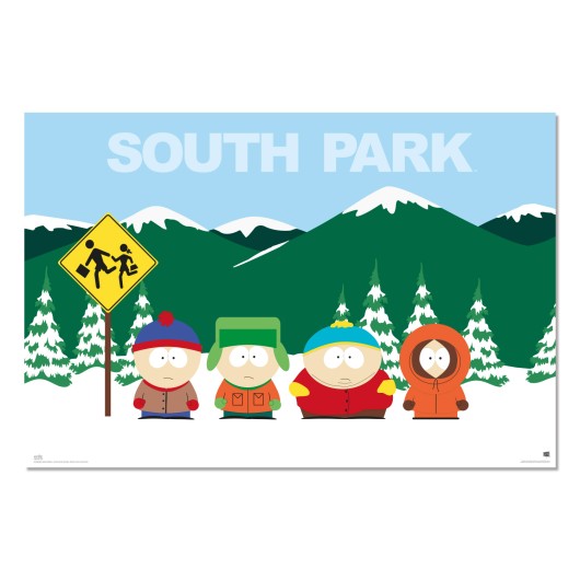 South Park Main Characters Landscape Maxi Poster