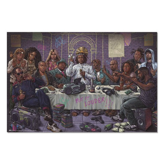 The Last Supper of Hip Hop Version 2 Colour Maxi Poster