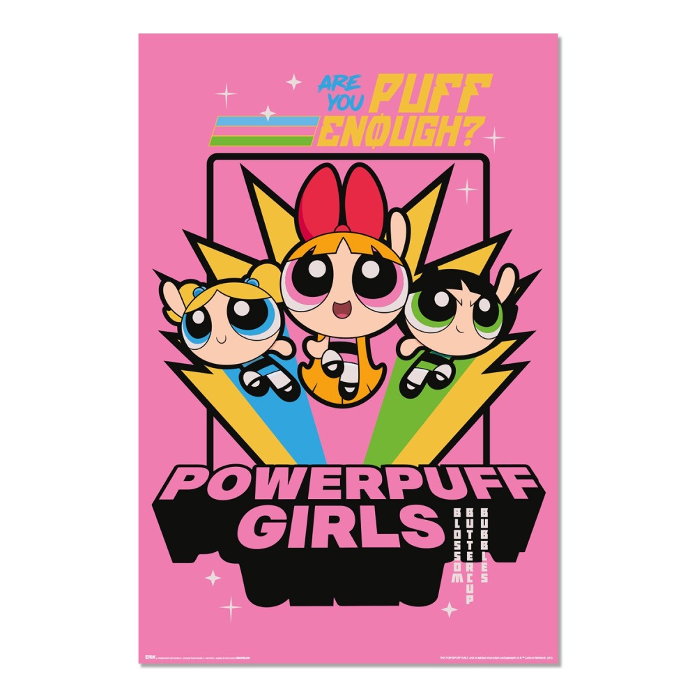 Powerpuff Girls Are You Puff Enough? Colour Maxi Poster