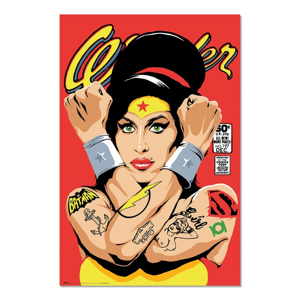 Butcher Billy Rehab Wonder Amy Winehouse Art Maxi Poster