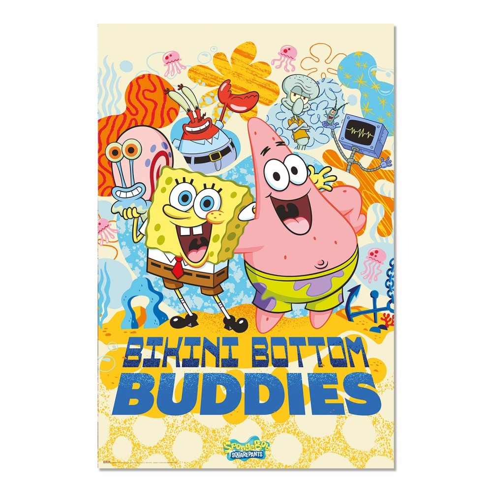 Spongebob Squarepants Bikini Bottom Buddies Maxi Poster