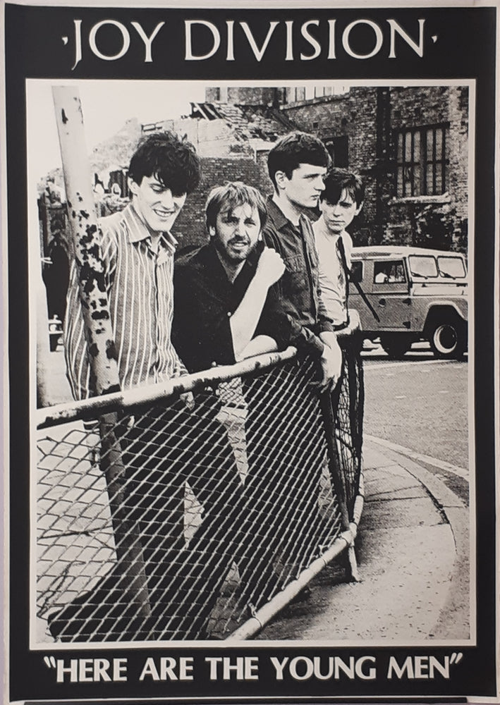 Joy Division Here Are The Young Men Rare 90's Era Vintage 104x154cm Giant Poster