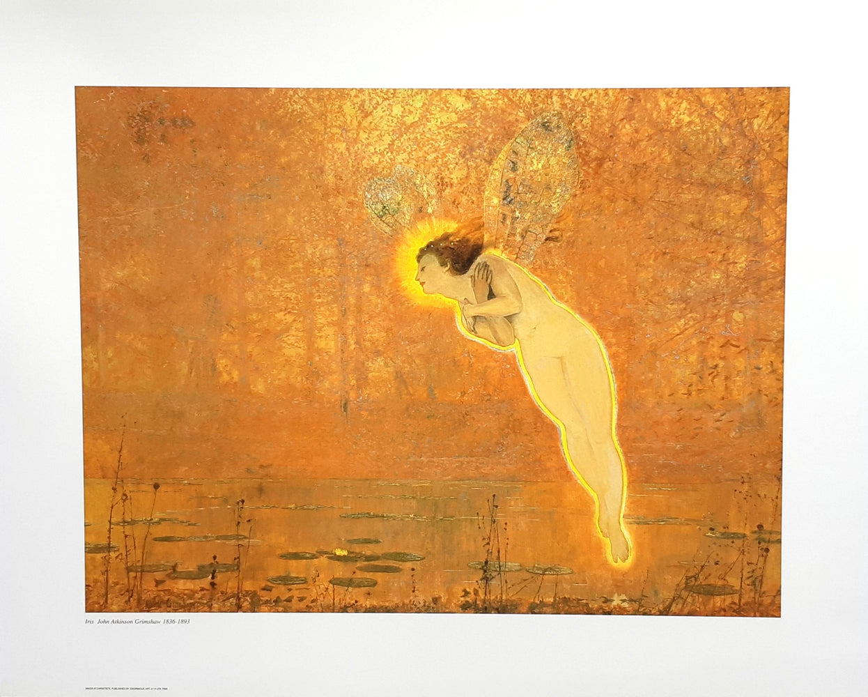 John Atkinson Grimshaw Iris 1886 40x50cm Art Print