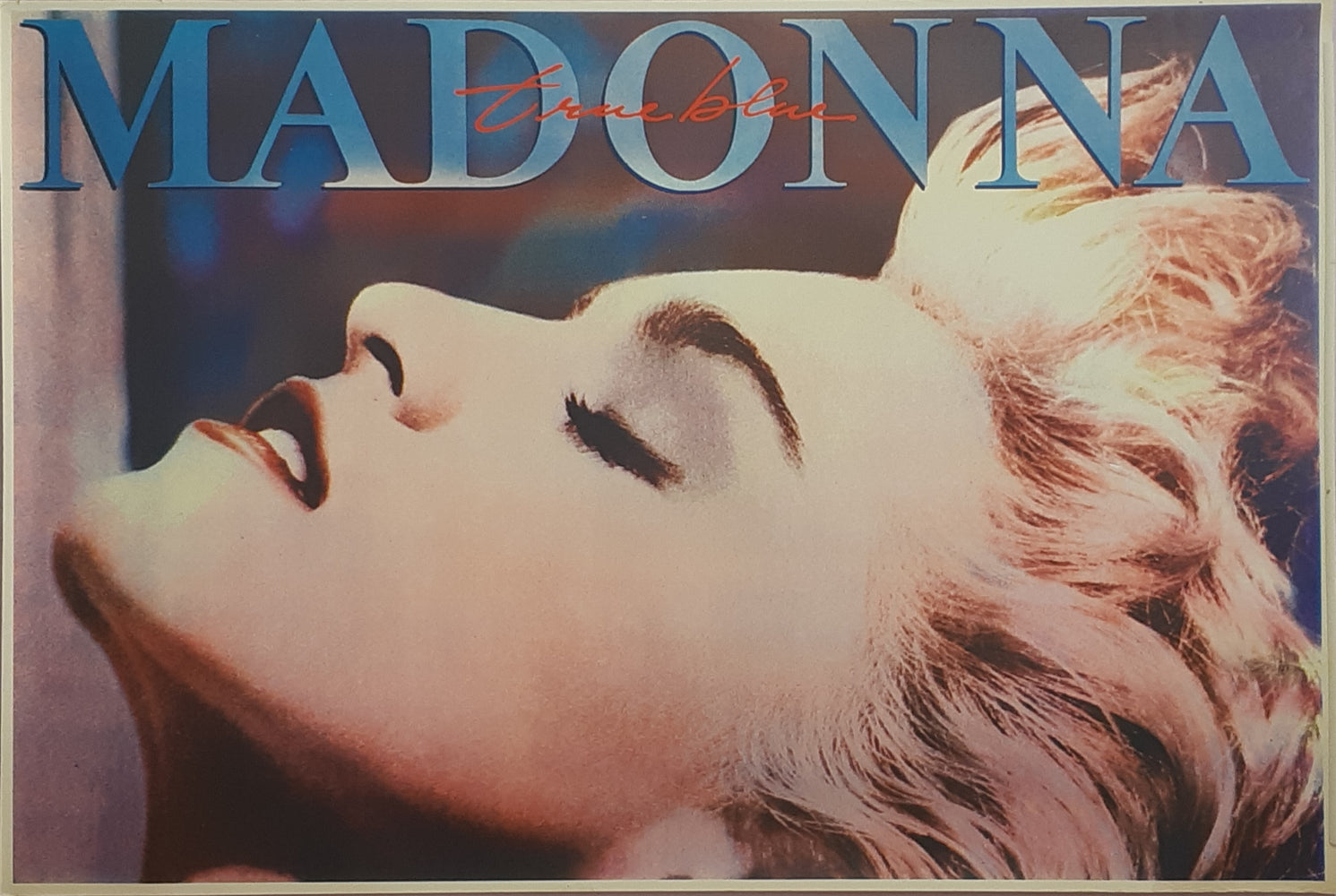 Madonna True Blue 104x154cm Giant UK Vintage Promotional Poster