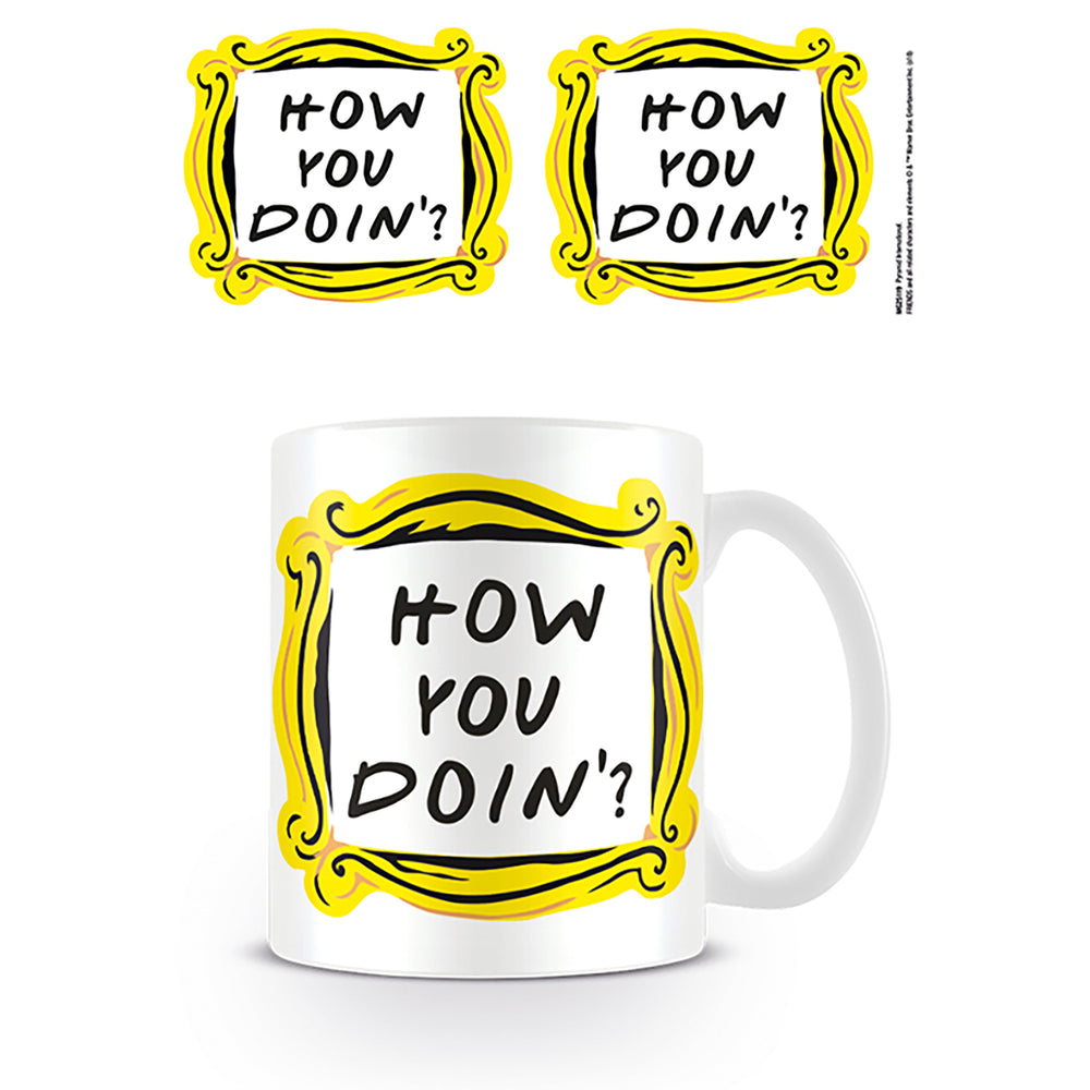 Friends TV Series How Ya Doin' White Ceramic Coffee Mug