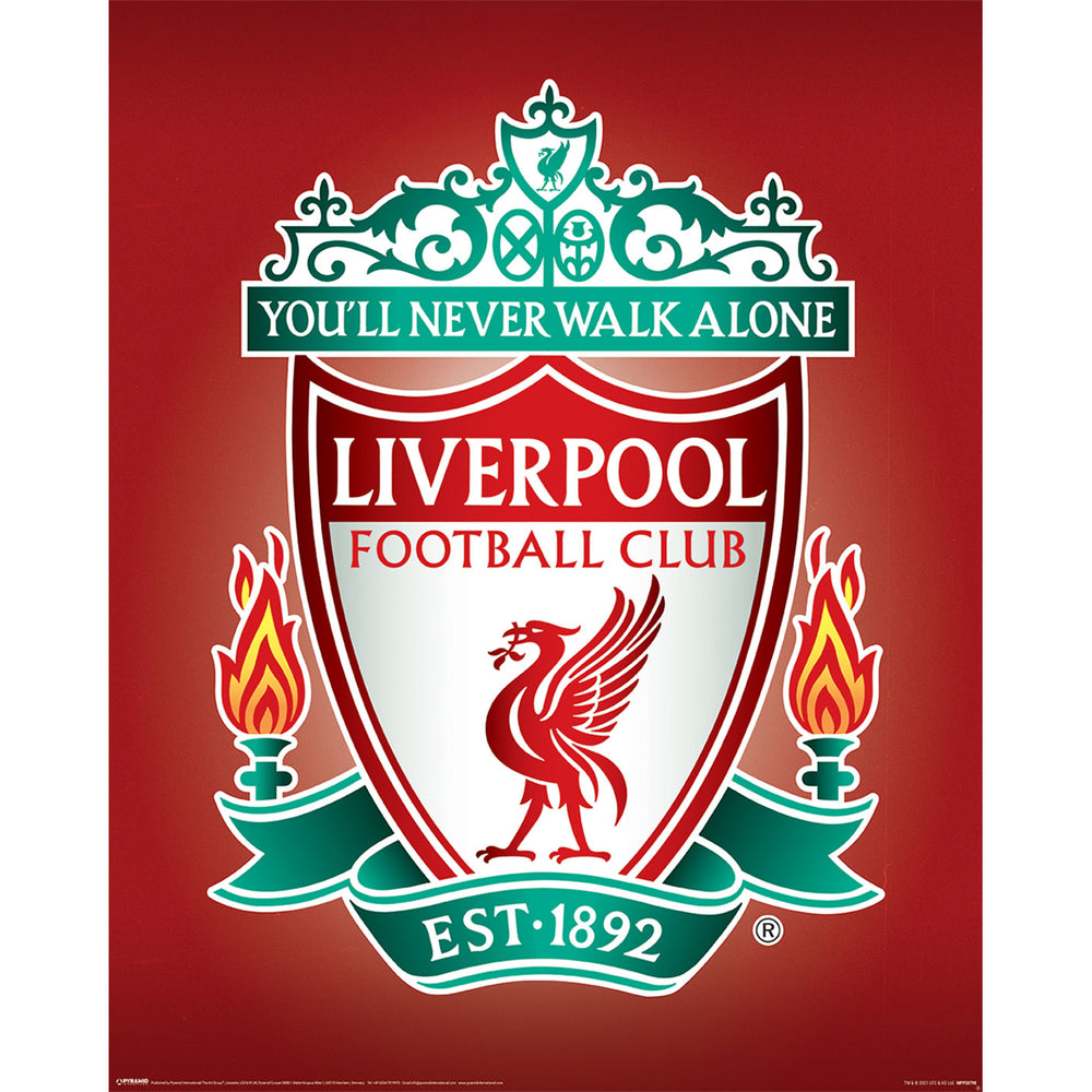 Liverpool F.C. Club Crest 40x50cm Mini Poster