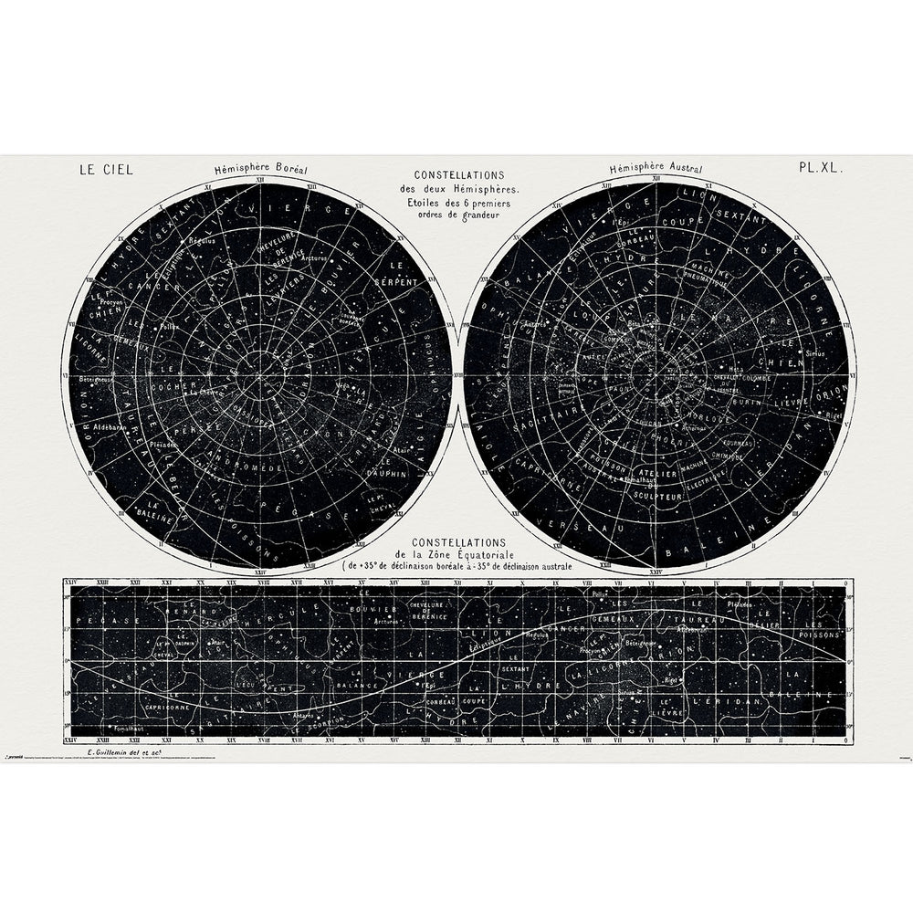 Constellations by Guillemin Amedee Maxi Poster
