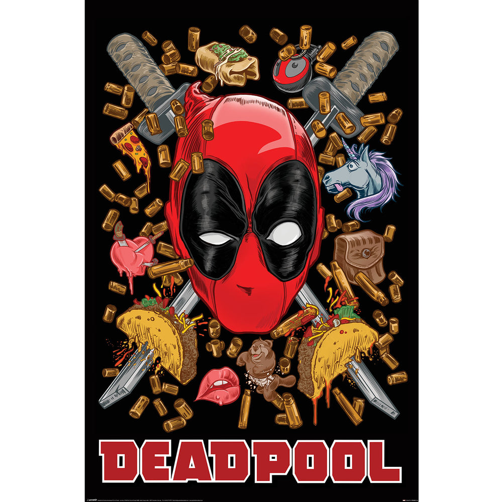 Deadpool Chimichanga Large Maxi Poster