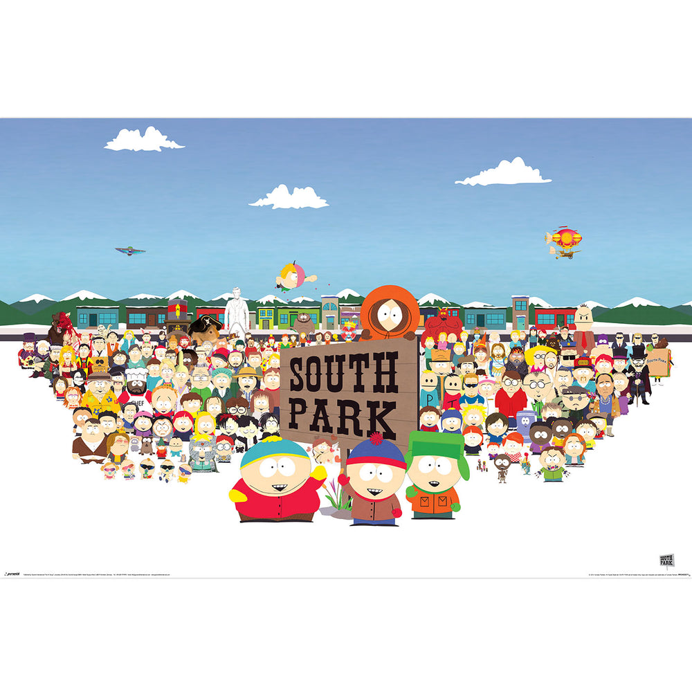 South Park Characters Landscape Maxi Poster