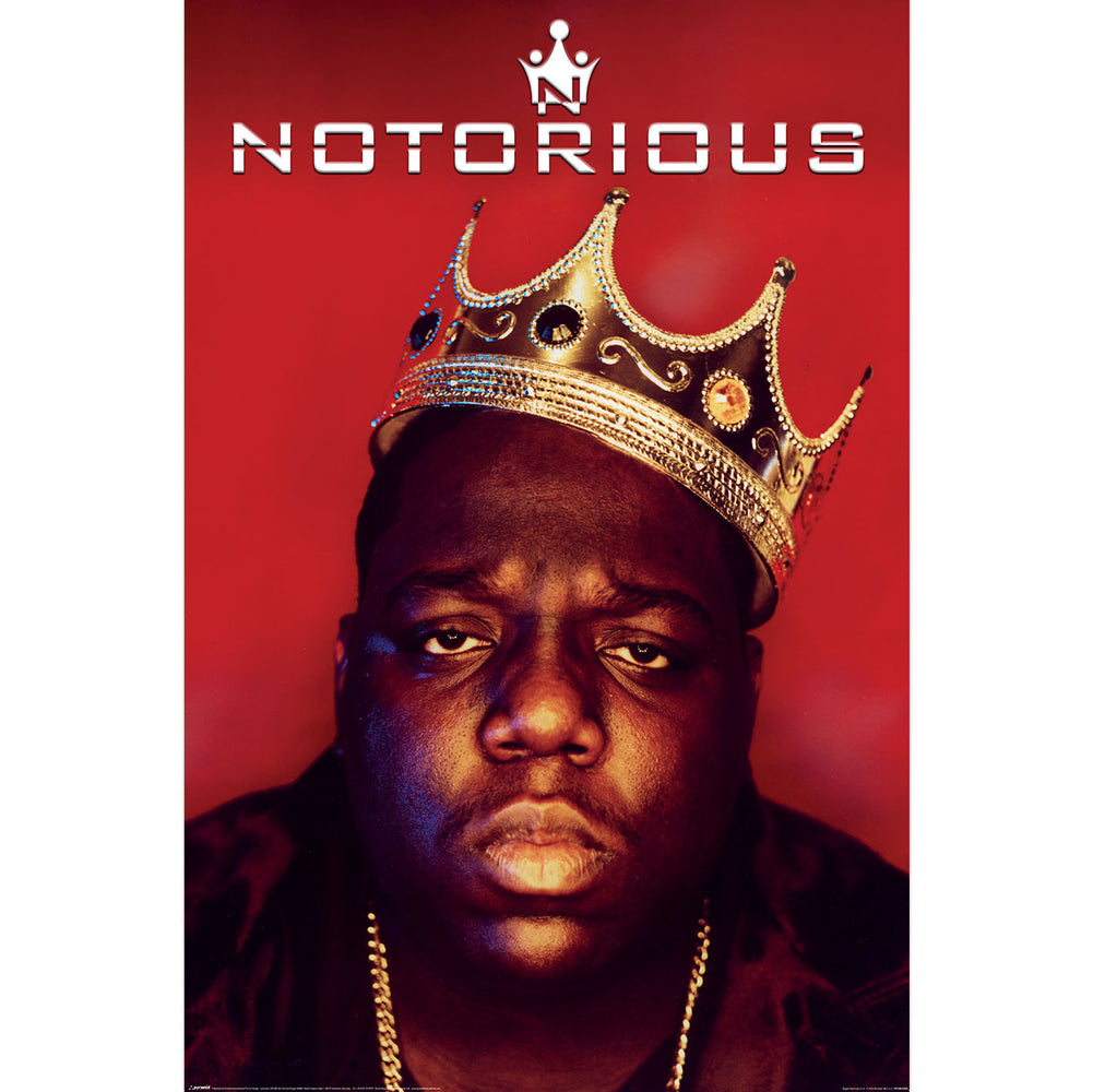 The Notorious B.I.G. Biggie Smalls Crown Large Maxi Poster