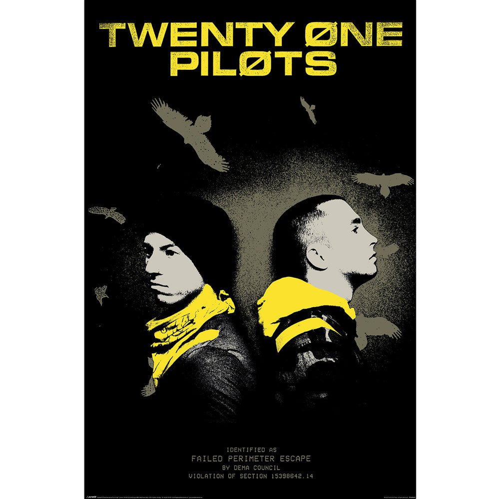 Twenty One Pilots Trench Vultures Maxi Poster