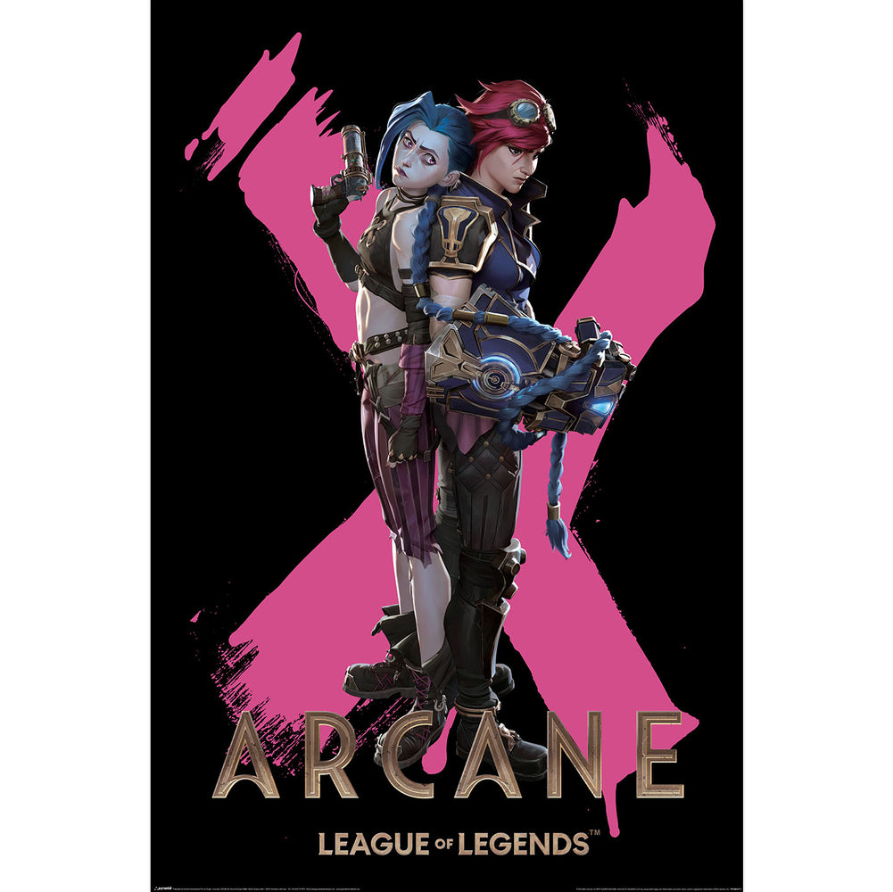 League Of Legends Arcane Duo Gaming Maxi Poster