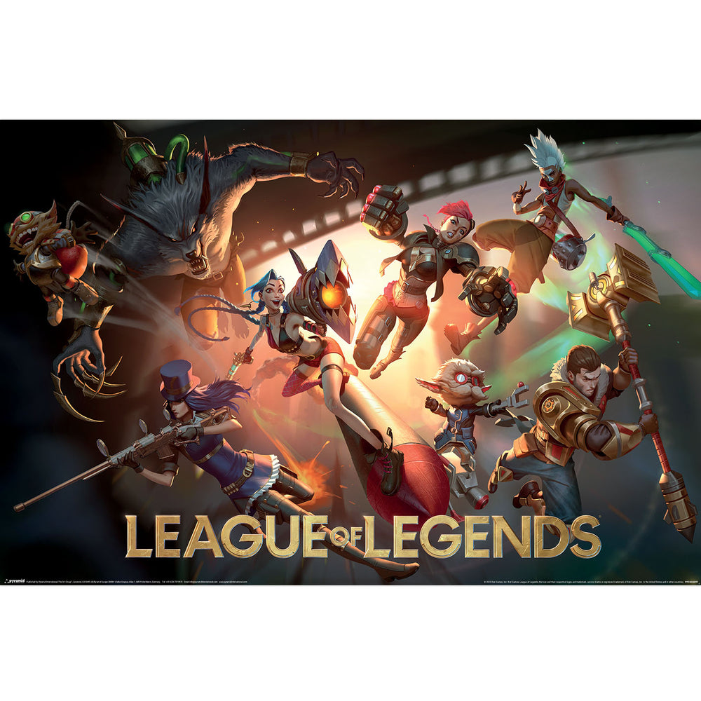 League Of Legends Riot Gaming Maxi Poster
